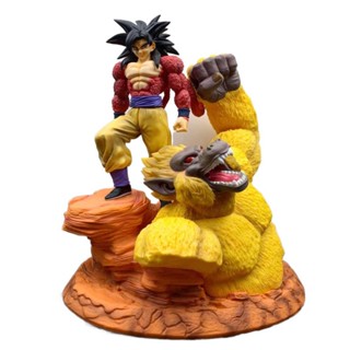 Spot Dragon Ball Z GT anime statue model GK Super Saiyan 4-son Wukong action figure 34cm height statue collection toy statue