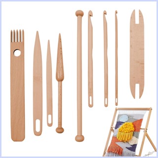 ชุดเครื่องมือถักนิตติ้งลูม ผ้าพันคอ หมวก งานฝีมือ DIY 9 ชิ้น ต่อชุด