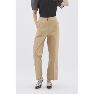 EP กางเกงทรงขาบาน ผู้หญิง สึเบจ | Flare Leg Trousers | 4638