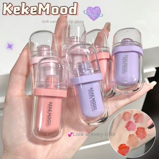 Kekemood ลิปสติก ลิปกลอส เนื้อแมตต์ ให้ความชุ่มชื้น กันน้ํา ติดทนนาน