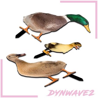 [Dynwave2] ป้ายรูปปั้นเป็ด 3 ชิ้น สําหรับตกแต่งสวนหลังบ้าน