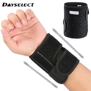 Dayselect สายรัดข้อมือ แบบปรับได้ สปริงพยุง สําหรับยิม กีฬา สายรัดข้อมือ ป้องกันปลาคาร์พ สายรัดระบายอากาศ ความปลอดภัย