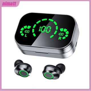 Ni Tws Yd03 หูฟังบลูทูธไร้สาย Hifi พร้อมไมโครโฟน 3000mah หน้าจอ Led