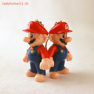 Onelady พวงกุญแจ จี้รูปอนิเมะ Super Mario เรืองแสง ของขวัญคริสต์มาส สําหรับเด็ก