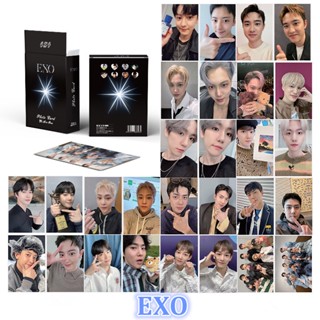 อัลบั้มโฟโต้การ์ด EXO เลเซอร์โลโม่ Kpop ของสะสมราคาถูก 50 ชิ้น ต่อกล่อง