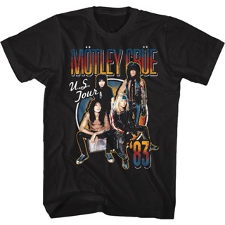 เสื้อยืด ลาย 83 US Tour Motley Crue