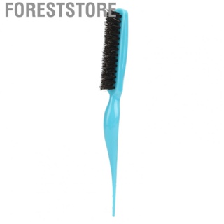 Foreststore Rat Tail Teasing Brush Safe Add Volume Curved Handle Portable Styling Tool Hair Teasing Brush for Women for Hair Salon