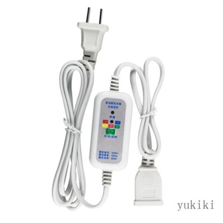 Kiki สายเคเบิลต่อขยายพาวเวอร์ซัพพลายไฟฟ้า 110V 220V 50Hz 2 4 6 8 12H