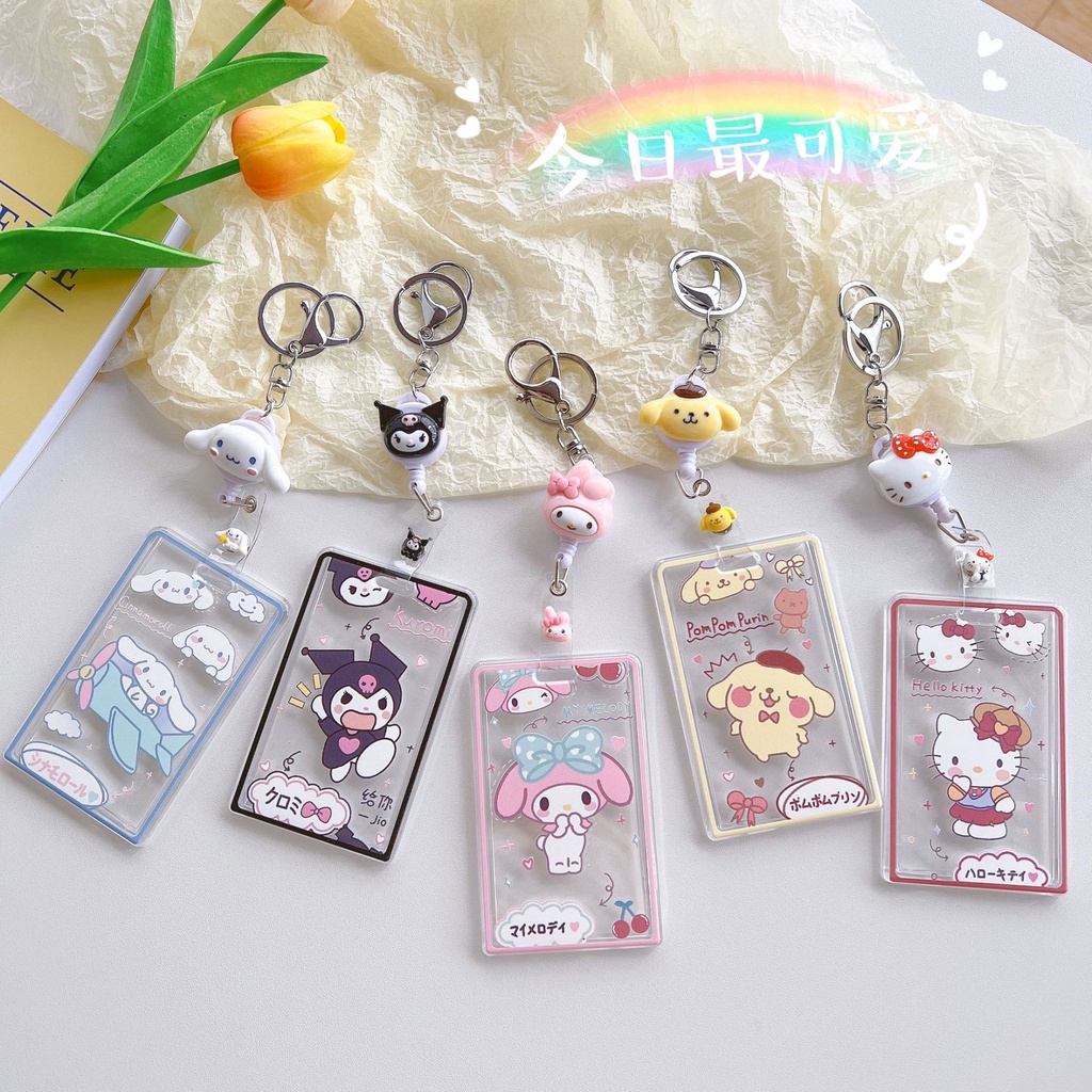 ป้ายใส่บัตรแบบใส พร้อมสายดึง กรอบใสใส่บัตรพนักงาน และการ์ดต่างๆ
