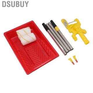 Dsubuy Trimming Roller Brush Plastic W/Tray Extension Bar Handheld Kit US