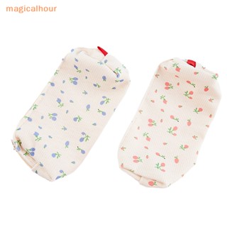 Magicalhour^^ กระเป๋าดินสอ ลายดอกไม้ ขนาดเล็ก อุปกรณ์การเรียน