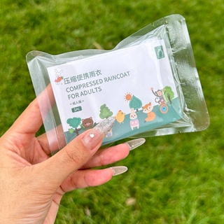 Disposable Raincoat Thickened Long Section Full Body Adult Student Children Fishing Drifting Transparent Portable Card Poncho M53j