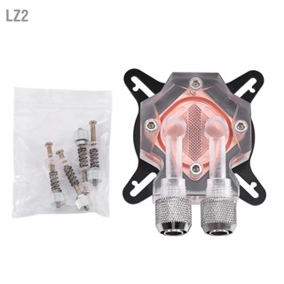 LZ2 คอมพิวเตอร์ GPU Cooling Water Block Cooler Kit ฐานทองแดงสีแดงสำหรับหน่วยประมวลผลกราฟิก