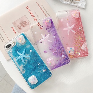 เคสโทรศัพท์มือถือ แบบใส ลายปลาดาว 3D มีทรายไหล สําหรับ Samsung Galaxy S21 FE S20 Lite Note 20 Ultra 10 Pro S10 Plus Lite A50 A50S A30S A12 M12 A33 5G