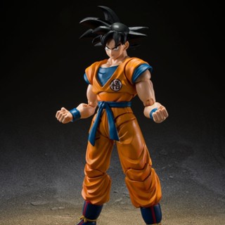 พร้อมส่ง Bandai SHF โมเดลฟิกเกอร์ ดราก้อนบอล Son Goku Superhero สีดํา