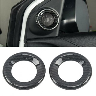 ⚡SUPERSL-TH⚡Car Door Audio 2pcs Audio Speaker Ring Auto Interiors Inner Triangular⚡NEW 7