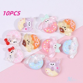 10 ชิ้น Sanrio 3d Jibbitz อุปกรณ์เครื่องประดับ Diy DIY เคสโทรศัพท์ถ้วยน้ำตกแต่ง DIY รองเท้ารองเท้าแตะตกแต่งทำด้วยมือวัสดุ M