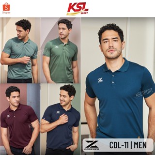 ใหม่ล่าสุด!! เสื้อโปโลคอปกผู้ชาย CADENZA (คาเดนซ่า) รุ่น CDL-11 MEN ผ้า Micro polyester 100% ใส่บาย สีล้วน ดำ/เขียว/น...