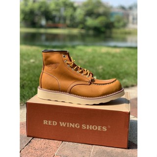 Original Red Wing หนังแท้ ผู้ชาย บูต รองเท้า Boot Shoes WB1225 909 195 6