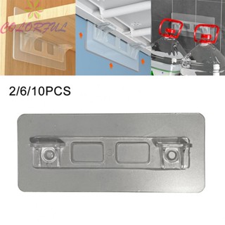 【COLORFUL】Bracket Upgrade Design 2/6/10pcs No Punching Design Strong Load-bearing