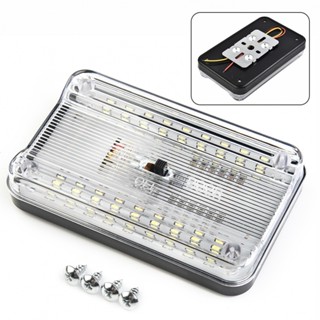 ⚡READYSTOCK⚡LED Light Interior Replacement Dome Roof Lamp 12V ABS Plastic White Screws