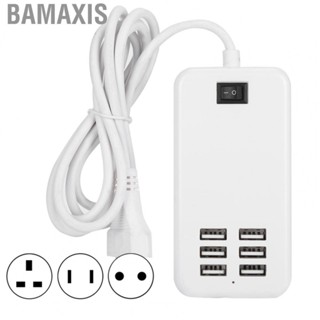 Bamaxis Adapter 6 Port 30W USB Desktop Fast Charging Station Hub Hot