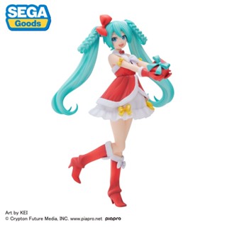 ฟิกเกอร์ SEGA 51125 SPM Vocaloid Hatsune Miku Christmas Edition 2022