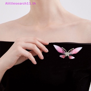 Alittlesearch11 เข็มกลัดอะคริลิคใส รูปผีเสื้อ เครื่องประดับแฟชั่น สําหรับผู้หญิง TH