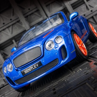 โมเดลรถยนต์ BENTLEY Continental ISR สเกล 1:24 ของเล่นสําหรับเด็กผู้ชาย ของขวัญวันเกิด