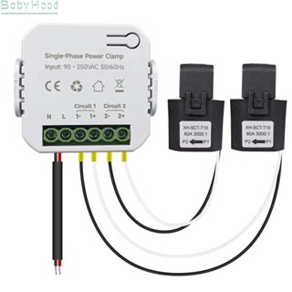 【Big Discounts】Energy Meter Wifi 2.4GHz With Transformer Clamp 90~250 Vac 50/60 Hz Durable#BBHOOD