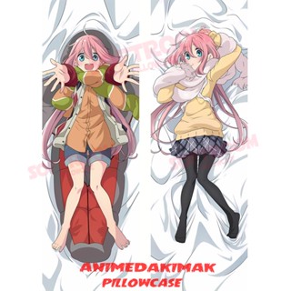 Yuru Camp ปลอกหมอน แบบนิ่ม ลายอนิเมะญี่ปุ่น Kagamihara Nadeshiko Dakimakura ขนาด 50x160 ซม. สําหรับโซฟา เตียง DK4635