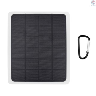 แผงพลังงานแสงอาทิตย์ 20W DC 5V Monocrystalline Solar Charger พร้อมเอาท์พุต USB และพอร์ต Type-C สําหรับตั้งแคมป์กลางแจ้ง เดินป่า ท่องเที่ยว