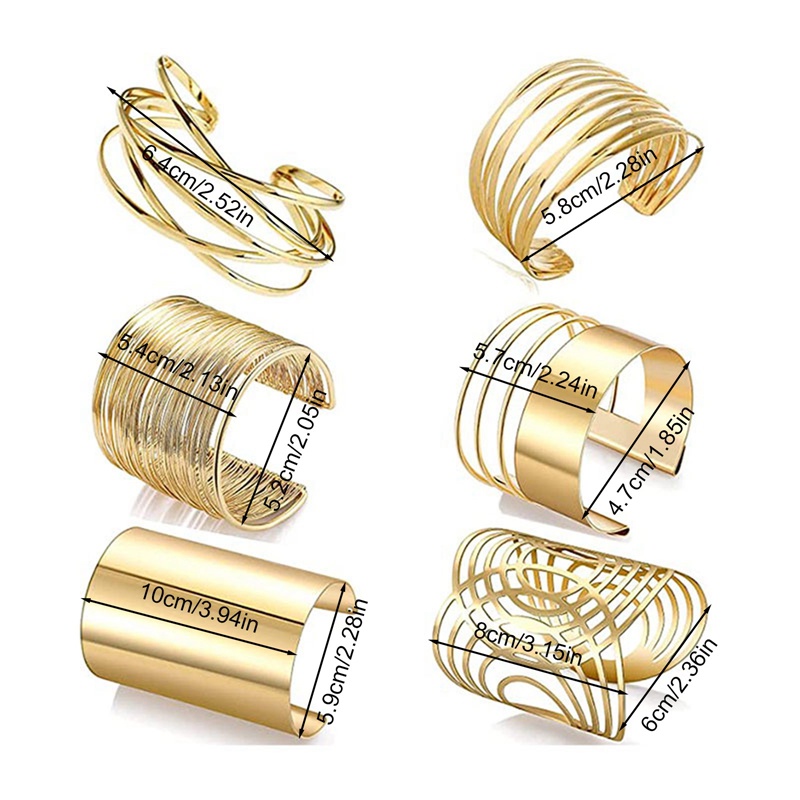 Bhy กําไลข้อมือ สร้อยข้อมือ สําหรับผู้หญิง เปิดกว้าง ลวดสร้อยข้อมือ ทอง ข้อมือ ห่อข้อมือ เครื่องประดับ - รูปที่ 2