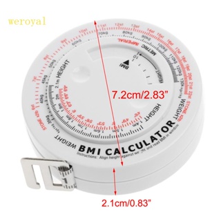 Weroyal BMI เทปวัดน้ําหนัก ยืดหดได้ 150 ซม.