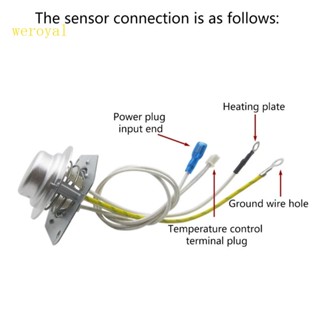 Weroyal เซนเซอร์อุณหภูมิหม้อหุงข้าว 50K ติดตั้งง่าย สําหรับซ่อมแซมหม้อหุงข้าว