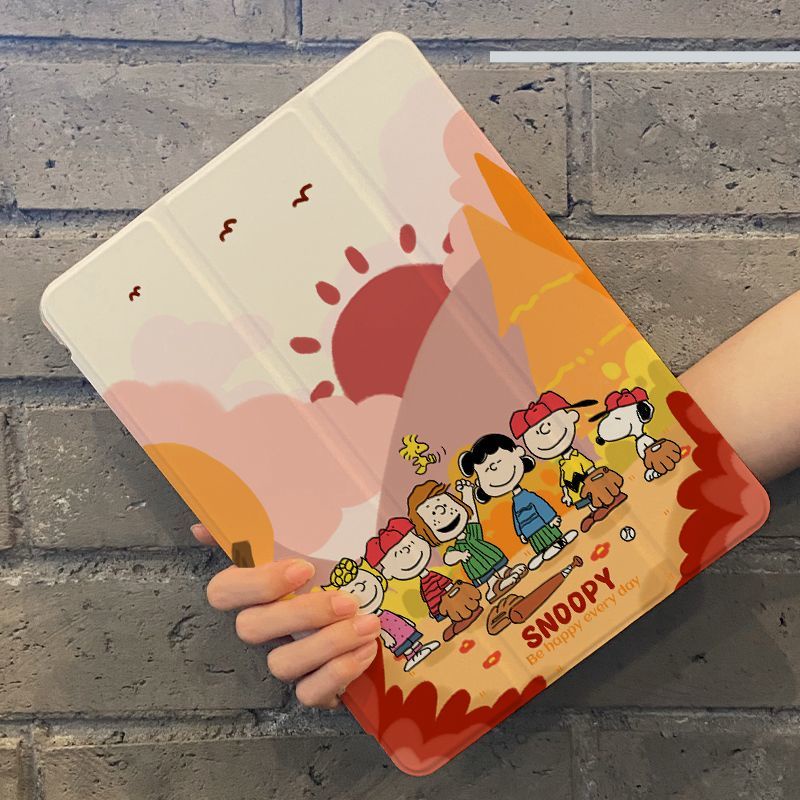 [Air 4 10.9] เคสซิลิโคน Tpu ลายการ์ตูนสนูปปี้น่ารัก สําหรับ iPad Pro 11 Air 3 10.5 Tri Fold Gen9 8 7 10.2 10.9 นิ้ว iPad Air5 4 Mini 4 5 Gen10 2022