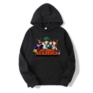 เสื้อกันหนาว มีฮู้ด พิมพ์ลาย My Hero Academia แฟชั่นคลาสสิก สําหรับผู้ชาย