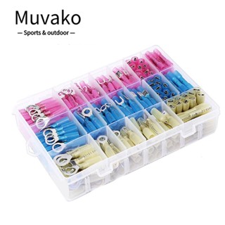 MUVAKO ชุดขั้วต่อสายไฟ กันน้ํา 250 ชิ้น สําหรับเรือยนต์