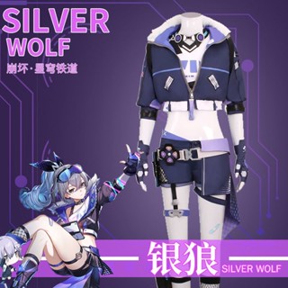 Honkai: ชุดคอสเพลย์ เกม Star Rail Silver Wolf