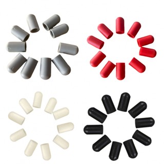 New Arrival~Drumstick Cap Silicone White 0.55cm 1.3*0.9cm Black Grey Red Brand New