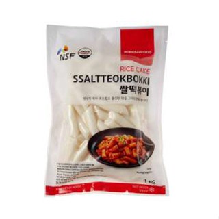 พร้อมส่ง 쌀떡볶이 ต็อกโบกีเเช่เเข็ง NSF Ssaltteokbokki 1kg