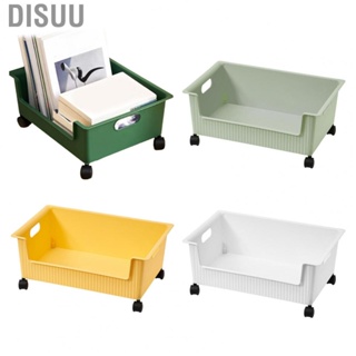 Disuu Classroom Organizing Bins  Easy To Move Plastic Book Storage Box for Study Room