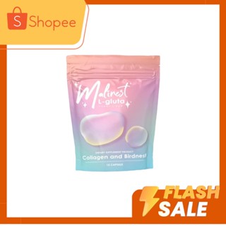 มะลิเนสท์ -แอลกลูต้าคอลลาเจน ( มาลิเนส)Malinest L-Gluta บรรจุ15 เม็ด ( 1 ซอง )