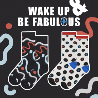 emmtee.emmbee - ถุงเท้า Wake up &amp; be fabulous