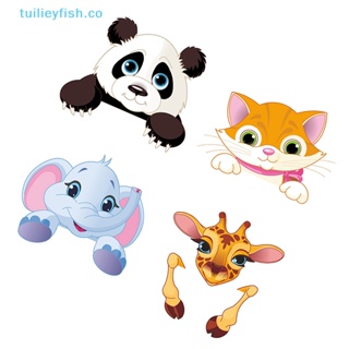 Tuilieyfish สติกเกอร์ติดผนัง ลายแพนด้าน่ารัก ลอกออกได้ สําหรับตกแต่งบ้าน ห้องเด็ก