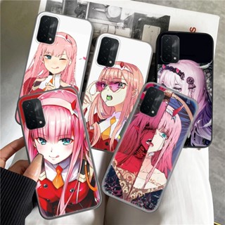 เคสโทรศัพท์มือถือแบบนิ่ม ลายอะนิเมะเด็กผู้หญิง zero two 2AS สําหรับ Realme C15 C17 C20 C21 C21Y C25Y C25 C25S Narzo 20 Pro 30A 50i