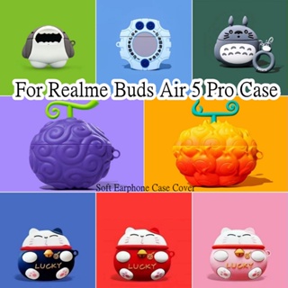 【Yoshida】เคสหูฟัง แบบนิ่ม กันกระแทก ลายการ์ตูน สําหรับ Realme Buds Air 5 Pro 5 Pro