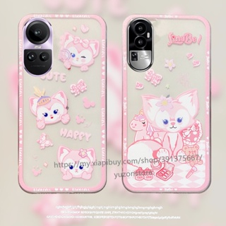 พร้อมส่ง เคสโทรศัพท์มือถือแบบนิ่ม กันกระแทก ลายการ์ตูน สําหรับ OPPO Reno10 Pro Pro+ A78 4G 5G เคส Phone Case