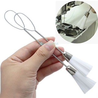 แปรงทำความสะอาดปลายคู่ในครัวเรือน Multi-function Sewing Machine Clean Brush Tail Computer Keyboard Cleaning Brush TH