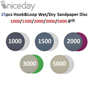 แผ่นกระดาษทราย ทรงกลม 1000 1500 2000 3000 5000 ช่อง
